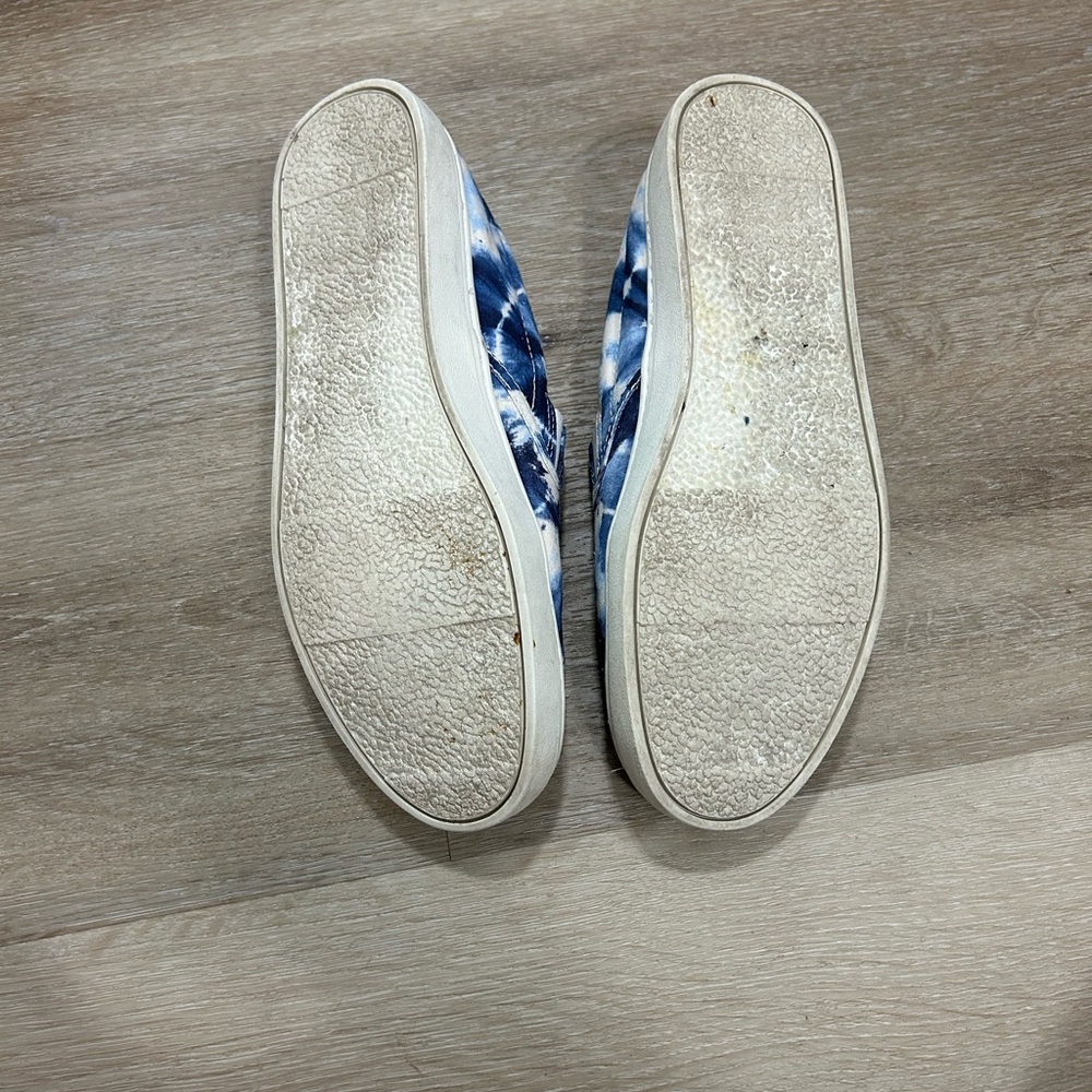 Blue Tie-Dye Slip-On Sneakers - Picture 2 of 6